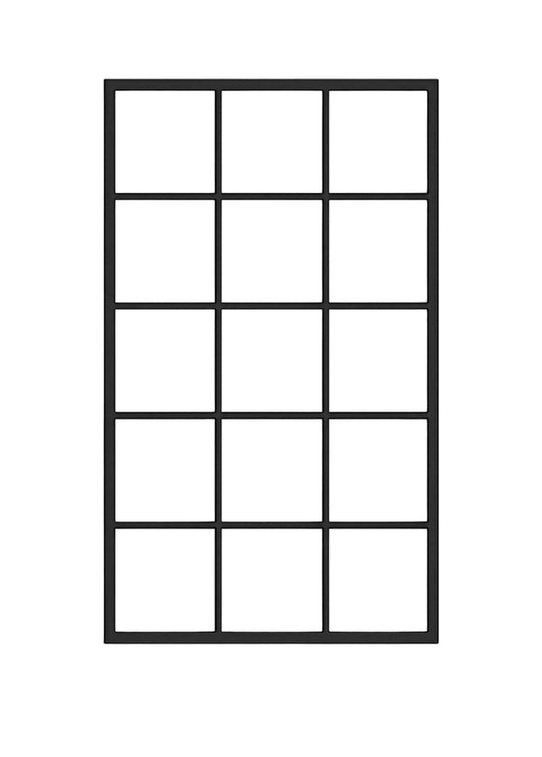 Czarny metalowy panel ścienny grid organizer Loftivo 60x100 cm