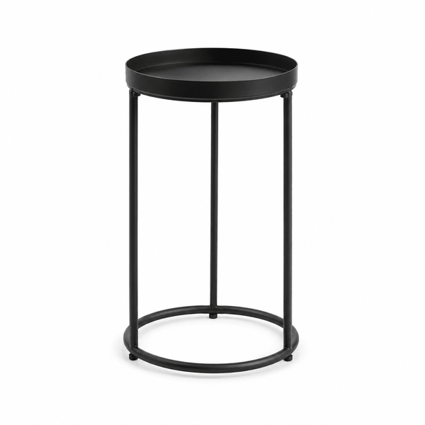 Kwietnik metalowy stojący Loftivo 50 cm czarny mat