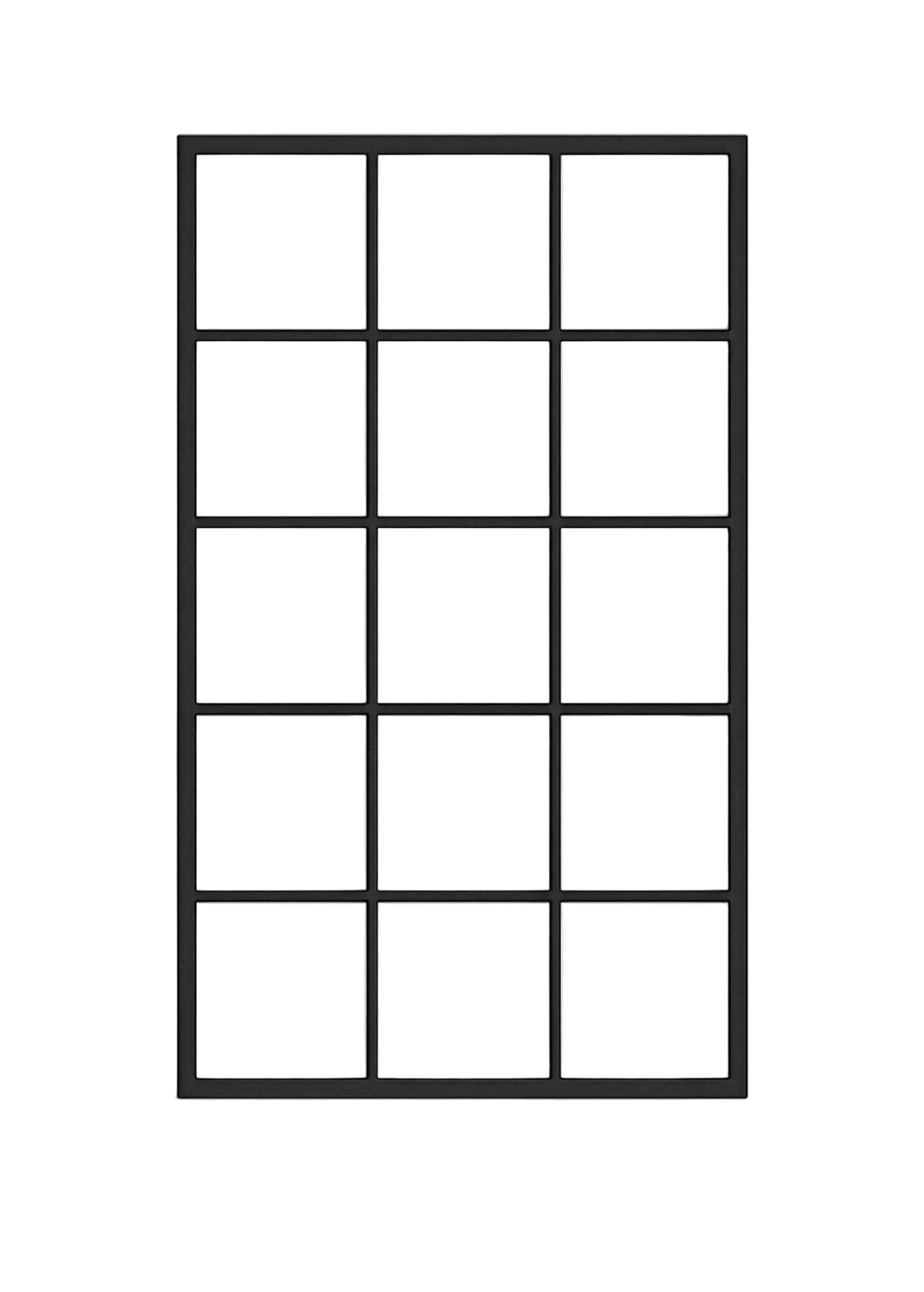 Czarny metalowy panel ścienny grid organizer Loftivo 60x100 cm