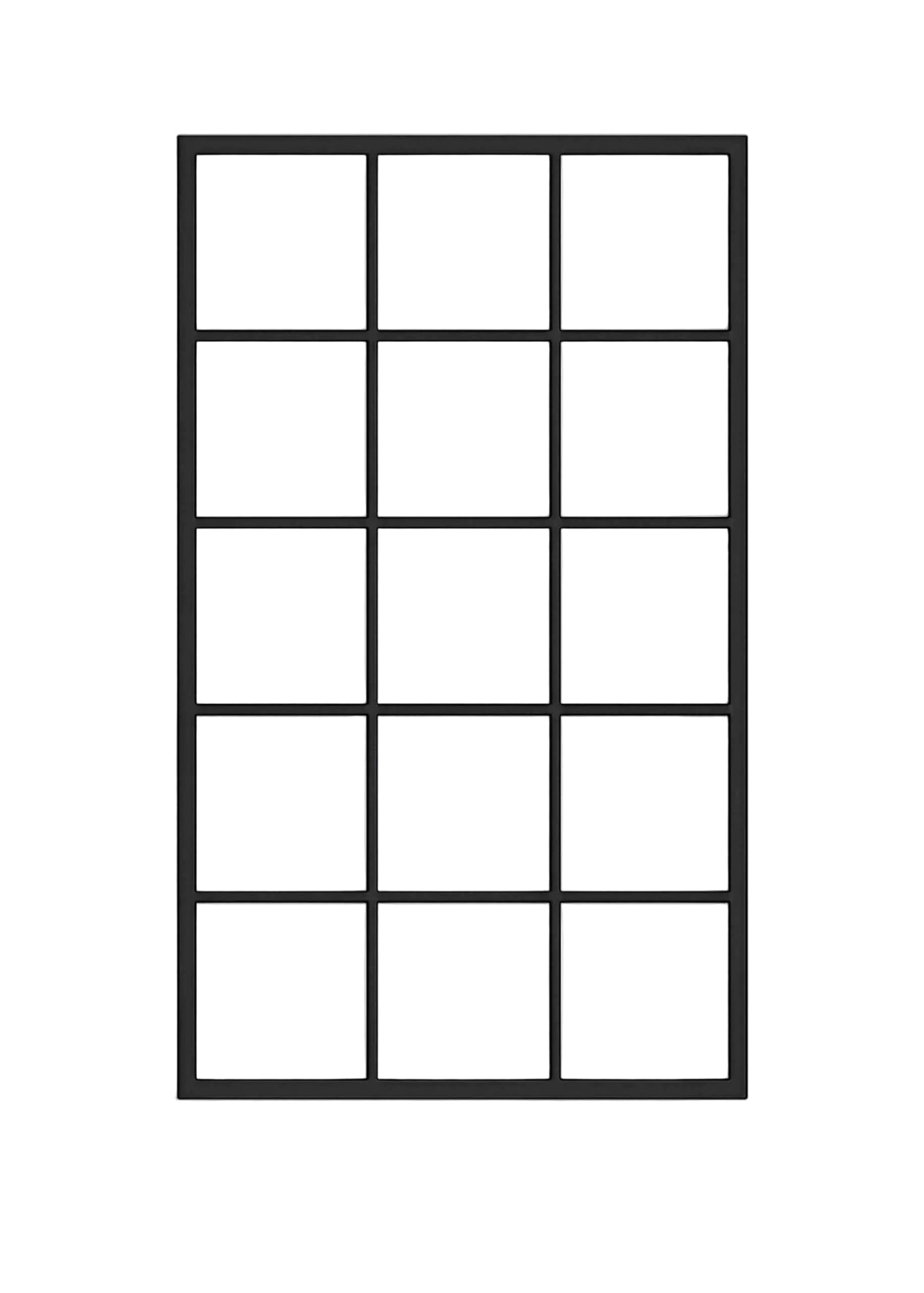 Panel ścienny grid organizer loft 60x100 cm czarny