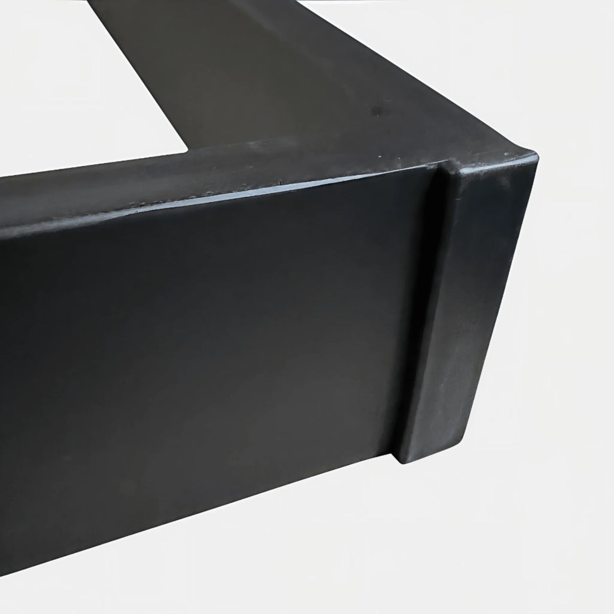 Nogi do stołu loft 70x72 cm U czarne metalowe