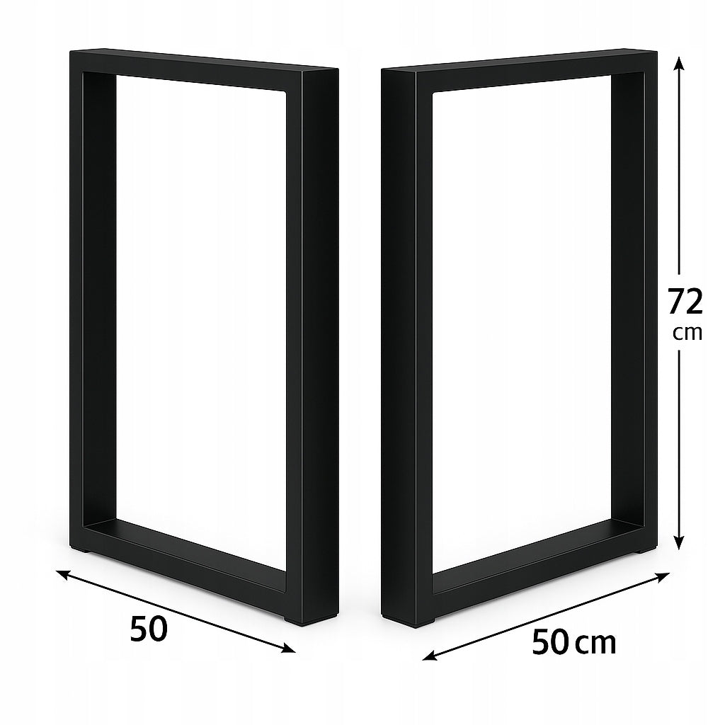 NOGI DO STOŁU BIURKA LOFT 50x72 cm