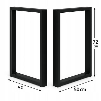 NOGI DO STOŁU BIURKA LOFT 50x72 cm