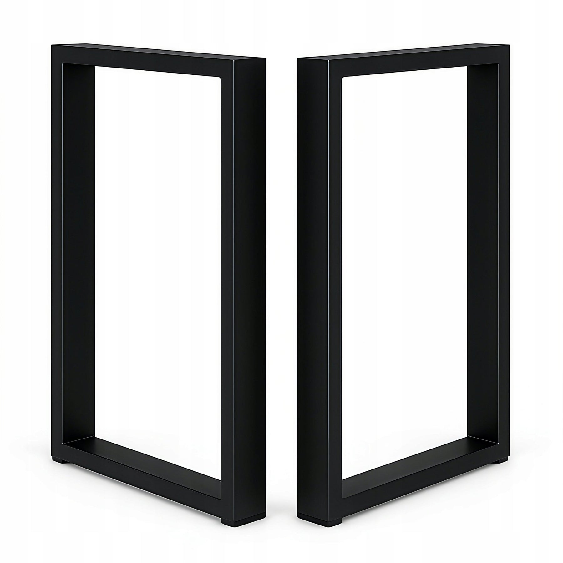 Nogi metalowe do stołu i biurka 50x72 cm – czarne loftowe