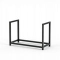 Niski stojak na drewno do kominka loft 40×80×35 cm - Loftivo