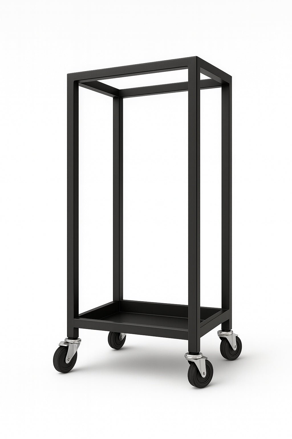 Mobilny stojak na drewno kominkowe loft 100×60×30 cm - Loftivo