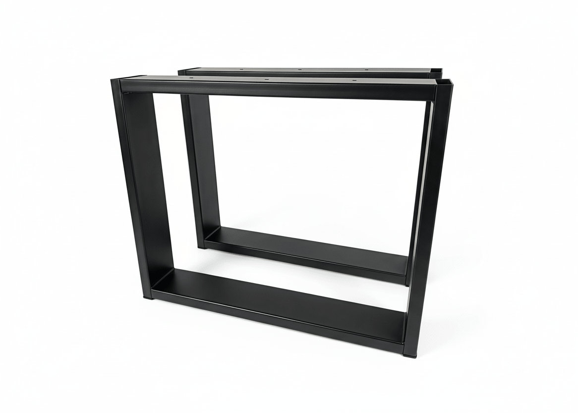 Nogi do stolika loft 40x50 cm czarne metalowe