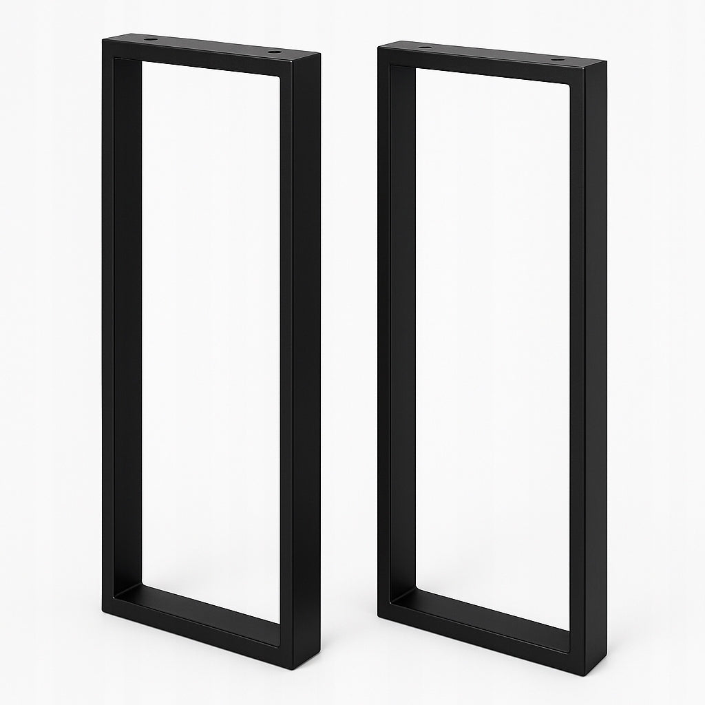 Nogi metalowe do wyspy i blatu barowego 100x40 cm – loftowe