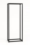Minimalistyczny stojak na drewno kominkowe loft 100×40×35 cm - Loftivo