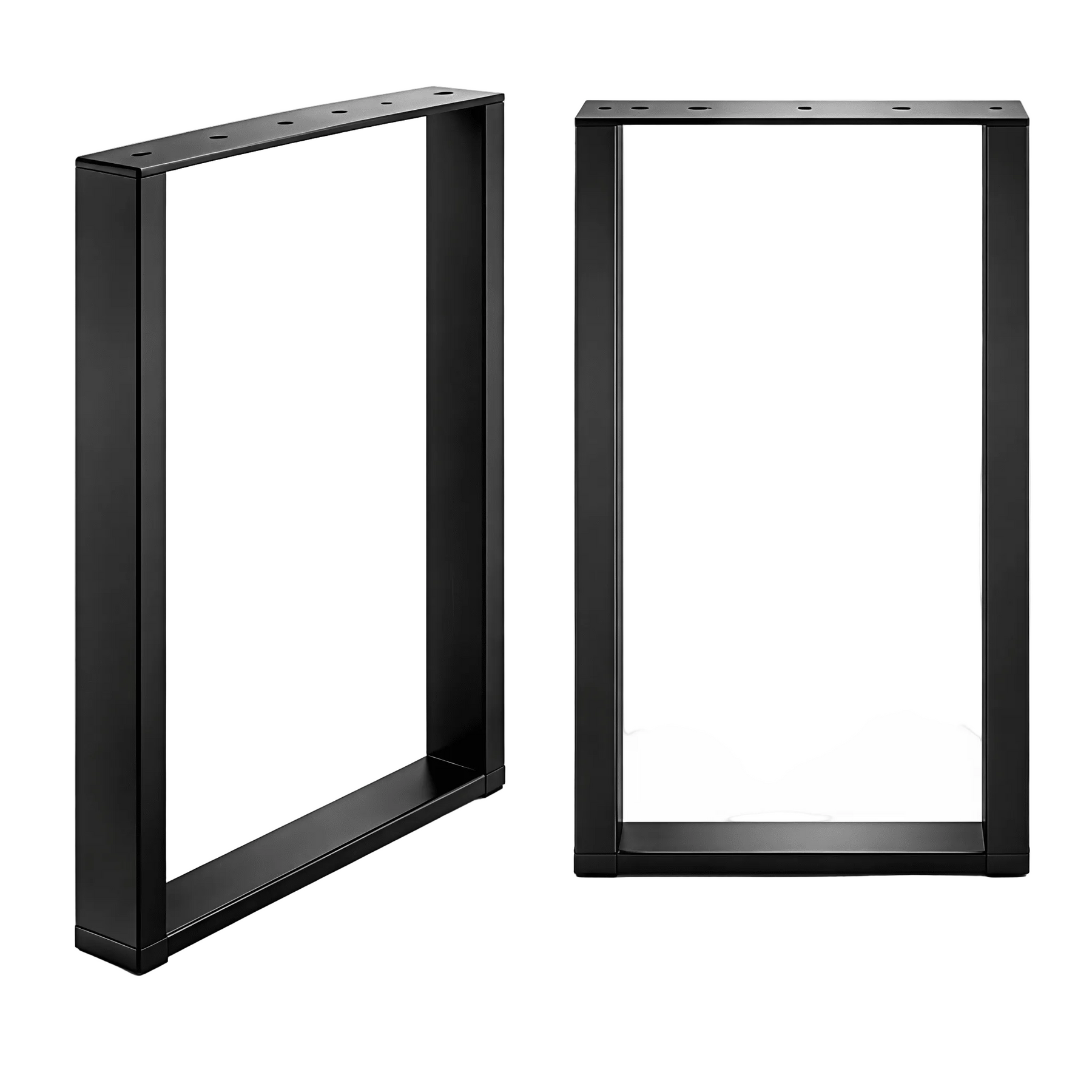 Nogi do stołu i biurka loft 50x72 cm U czarne