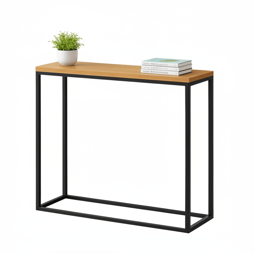 Wysoka konsola loft do salonu, sypialni i przedpokoju - Loftivo