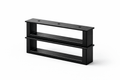 Nogi do Stolika Sofy Ławy 40x10 cm Czarne Metalowe 6x2 cm zestaw 2 szt LOFT - Loftivo