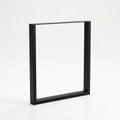 Nogi do stołu wyspy szerokie metalowe 70x72 cm U czarne - Loftivo