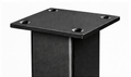 NOGI DO STOŁU 72 CM METALOWE CZARNE LOFT BIURKO SOLIDNE 6X6 CM ZESTAW 4 SZT - Loftivo