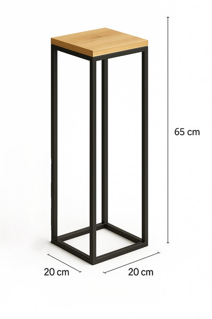 STOJAK NA KWIATY ROŚLINY LOFT 65 CM METALOWY KWIETNIK PODŁOGOWY NA KWIATY