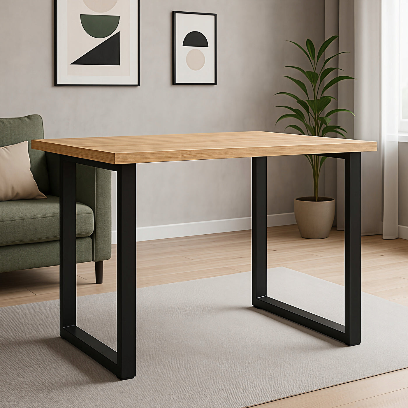 Nogi metalowe do stołu biurka LOFT 60x72 CM - Loftivo