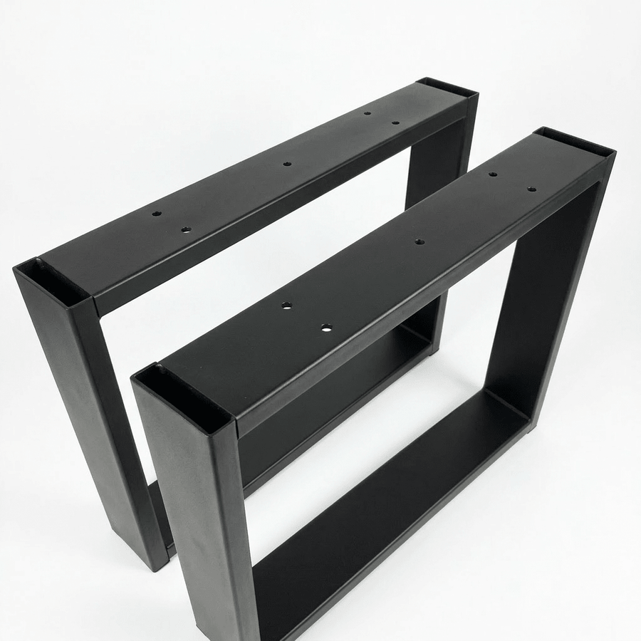 Nogi do stolika loft 40x50 cm czarne metalowe