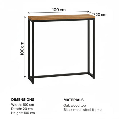 Konsola loft do salonu sypialni i przedpokoju loft - Konsola