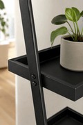 Kwietnik Drabinkowy Metalowy 5 Półek 110cm Loft Industrial Czarny - Loftivo